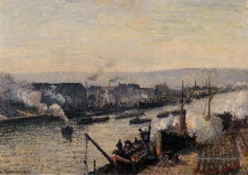  1896 Peintre - saint sever port rouen 1896 Camille Pissarro